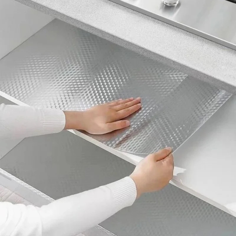 5 metros   papel adesivo de alumínio 3d impermeável proteção para cozinha e   detalhes 4