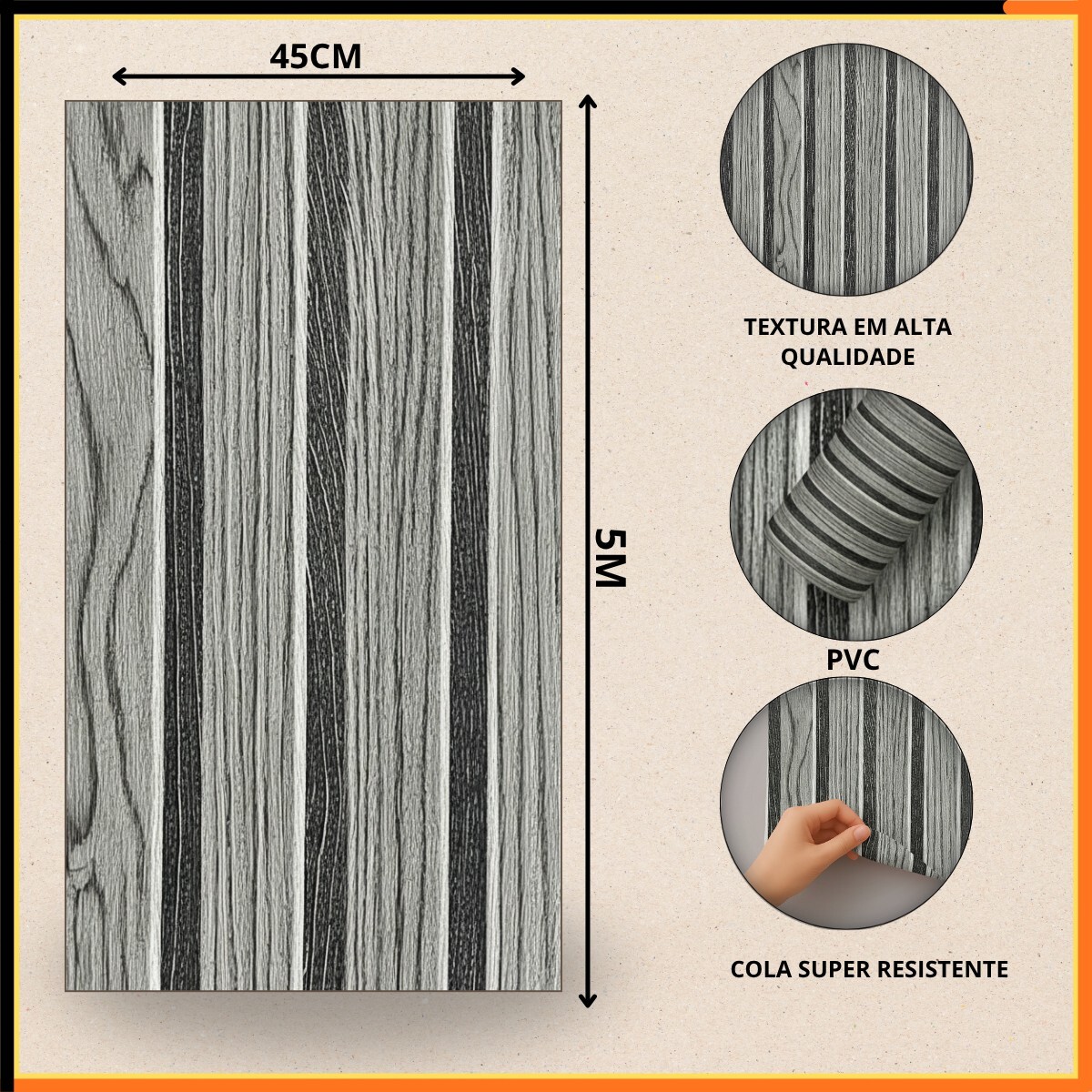 de papel de parede autoadesivo 3d texturizado com   de   falsa,   de descolar e colar,   e durável para resistência ao impacto, para instalar e limpar, medindo   por 5 m, adequado para decoração de casa, como quarto e   com ecrã de tv detalhes 7